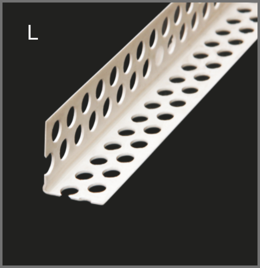 Profil PVC 25x25 roh s nosom 2,5m KART